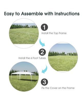 10'x20'Canopy Party Wedding Tent Heavy Duty Gazebo Pavilion Cater Event Outdoor