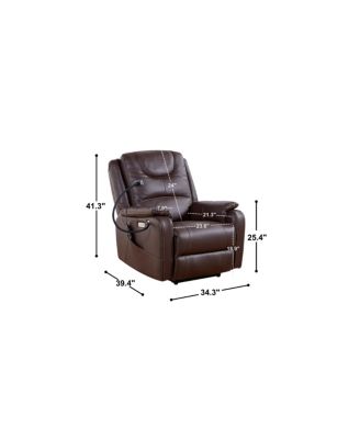 Zero Gravity Power Recliner with Massage and Heating