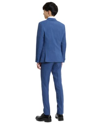 Boys' 8-20 Button Front Jacket and Pants, 2-Piece Set