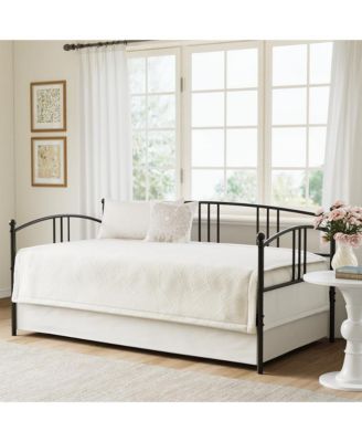 Daybed, Metal Sofa Bed Frame with Steel Slat Support for Living Room, Bedroom and Guest Room.