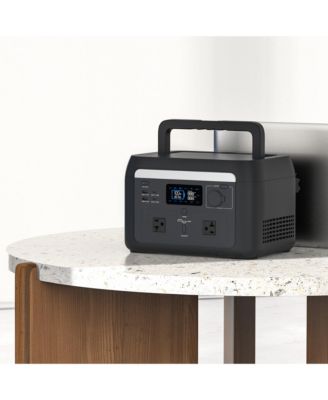 614Wh-1000W Portable Power Station with Bidirectional Fast AC Charging