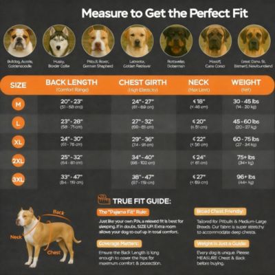 Cotton Polyester Calming Dog Onesie for All Seasons - Stress Relief, Comfort, and Easy Care