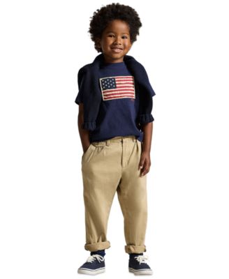 Boys' 2-7 Flag Cotton Jersey T-Shirt