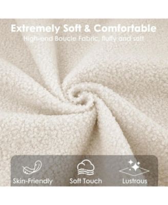 Bed Frame with Upholstered Headboard, Soft Low Profile Sturdy Platform Bed with Rounded Corners Design, Heavy Duty