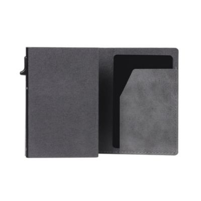 Men's Card Block Wallet RFID Blocking Credit Card Holder PU Leather