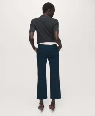Women's Straight-Cut Crop Pants