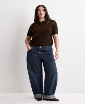 Women's Contrasting Stripes Sweater