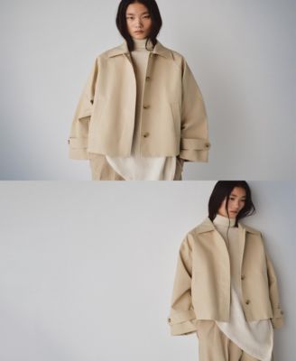 Women's Oversized Short Trench Coat