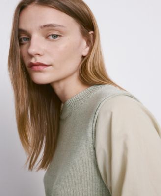 Women's Combined Knitted Sweater