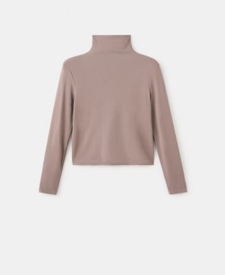 Women's Fitted Turtleneck T-Shirt