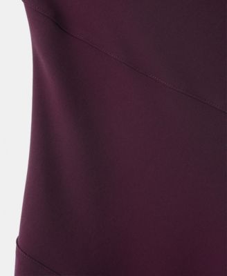 Women's Draped Neck Long Dress