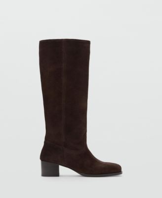 Women's Heel Suede Boots