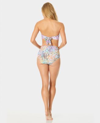 Women's Liz Twist Bandeau Neck Swim Bikini Top