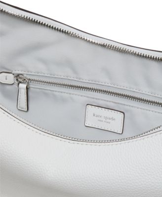 Duo Large Pebbled Leather Crossbody Bag