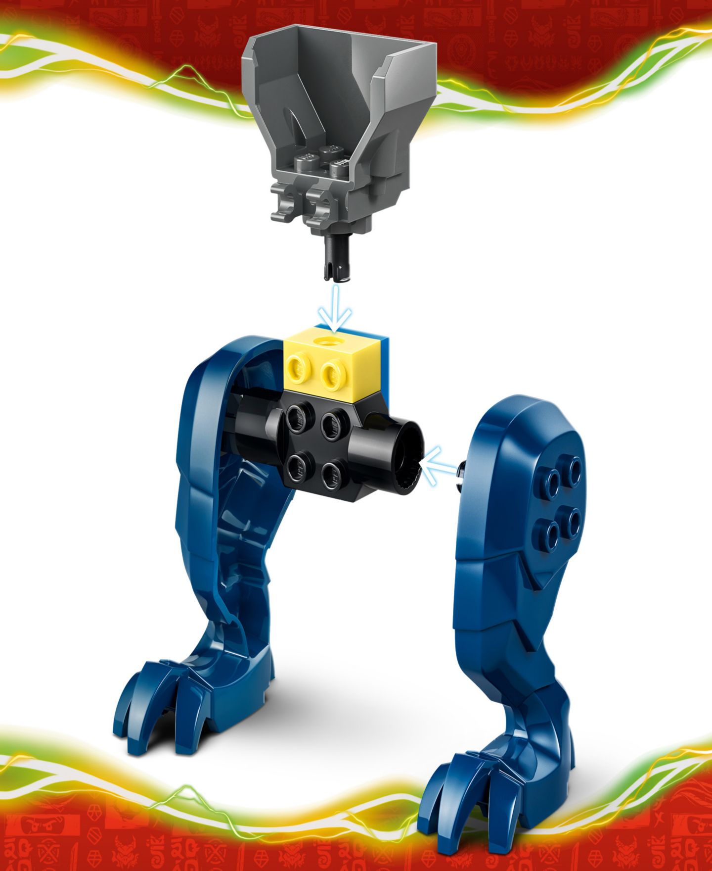 Детский конструктор LEGO® Ninjago Jay's Dragon Mech Fight Building Set, 71853 — фото 3