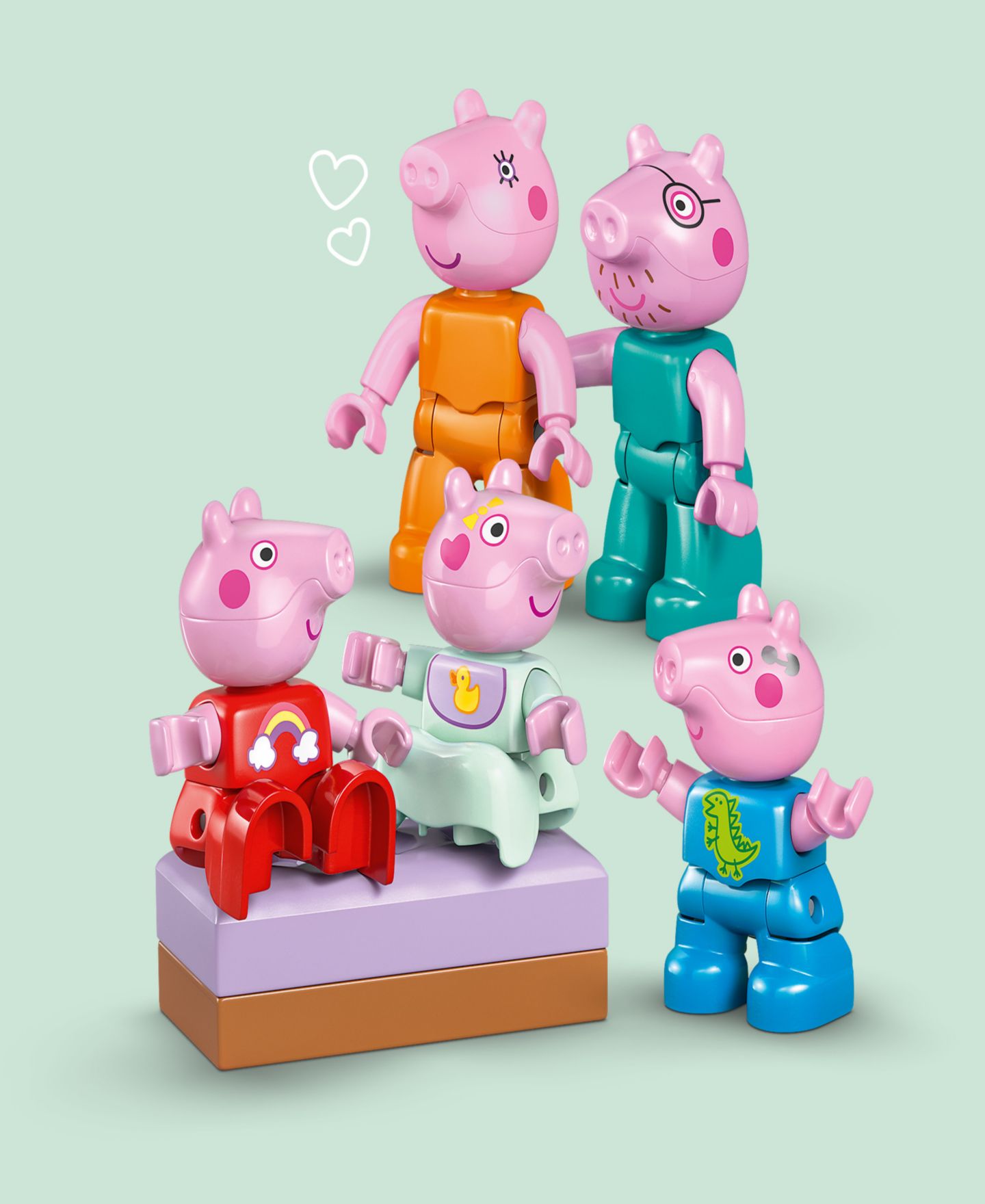 Детский конструктор LEGO® Duplo Peppa Pig Family House Building Set, 10467 — фото 6