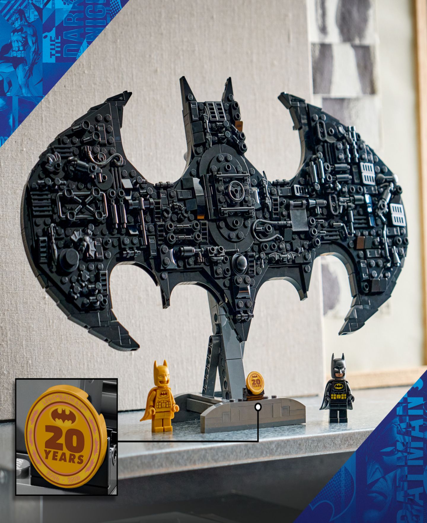 Детский конструктор LEGO® Super Heroes DC Batman Logo Building Set, 76330 — фото 5