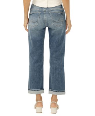 Women's Chelsea Mid-Rise Straight-Leg Jeans