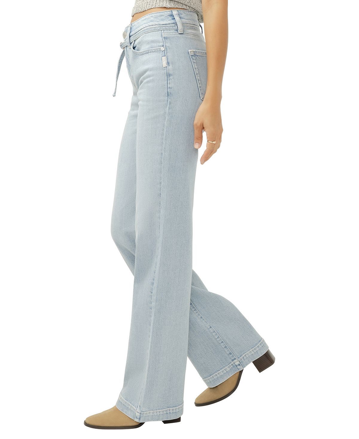 Silver Jeans Co. Women's Avery High-Rise Trouser Jeans view 2 — MAYCSS fashion products