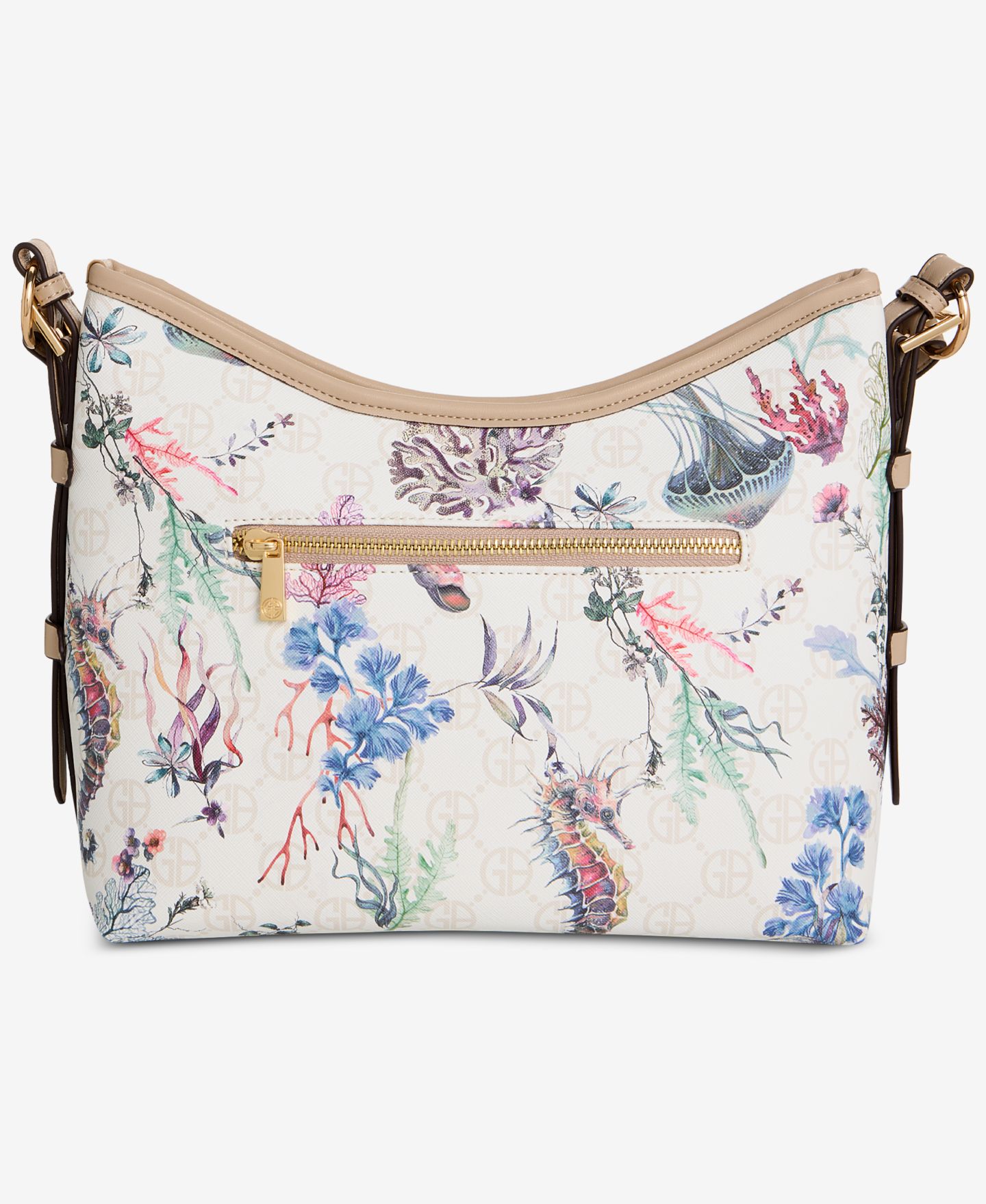 Женская сумка Giani Bernini Sea Print Shoulder, цвет: Морской — фото 2