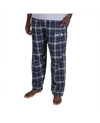 Men's Navy Seattle Seahawks Ultimate Plaid Flannel Pants