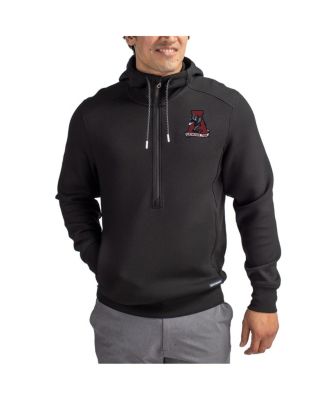 Men's Black Alabama Crimson Tide Roam Eco Half-Zip Pullover Hoodie