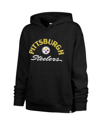 Women's Black Pittsburgh Steelers Plus Size Whirlwind Naomi Hoodie