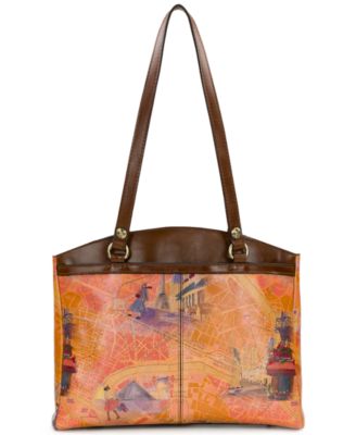 Poppy Large Leather Tote Bag