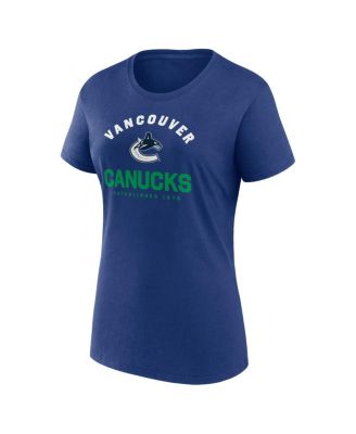Women's Blue Vancouver Canucks Unrivaled T-Shirt