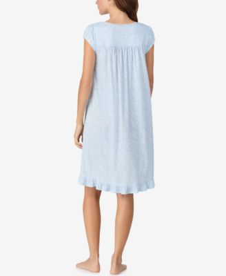 Women's Cotton Cap-Sleeve Short Nightgown