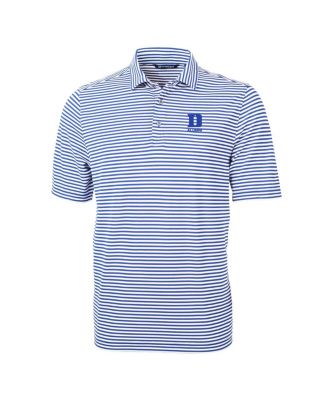 Men's Royal Duke Blue Devils Virtue Eco Pique Stripe DryTec Polo Shirt