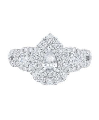 Diamond Engagement Ring (1-1/2 ct. t.w.) in 14k White Gold