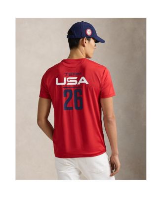 Polo Shirt Ralph Lauren Men's Team USA Stretch Jersey T-Shirt