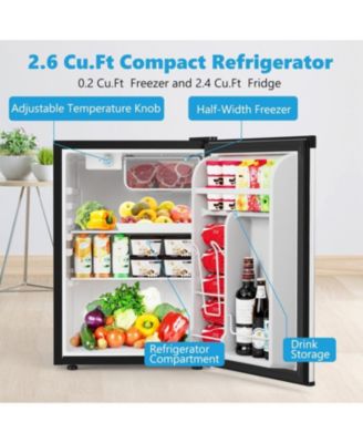 2.5 Cu. Ft. Compact Refrigerator with Chiller Compartment