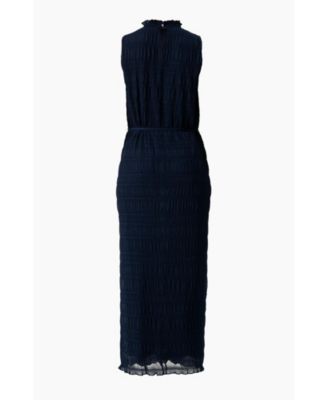 Women's Sleeveless Long Pleated Dress