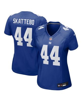 Women's Cam Skattebo Royal New York Giants Team Game Player Jersey
