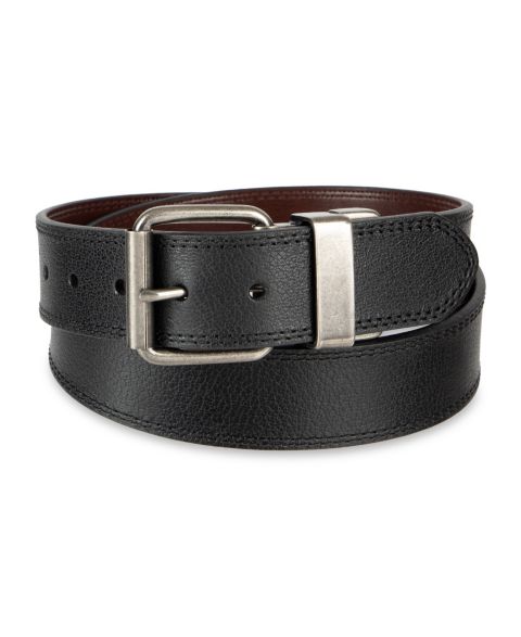 Мужской ремень Levi's Reversible Buckle Belt, цвет: Чёрный / Коричневый