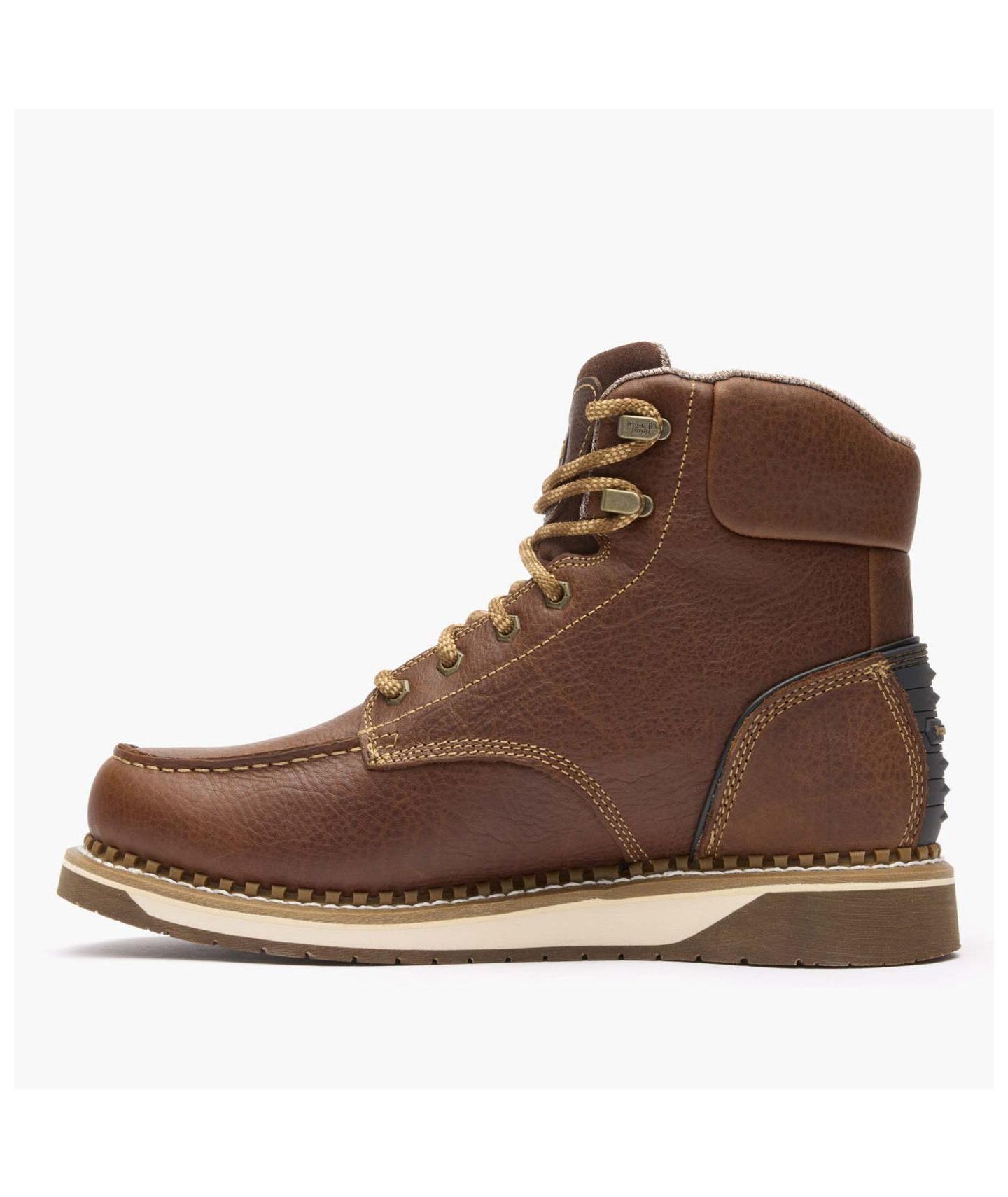 Мужские ботинки GEORGIA BOOT Amp LT Wedge Waterproof Moc-Toe Work Boot, цвет: Коричневый — фото 6