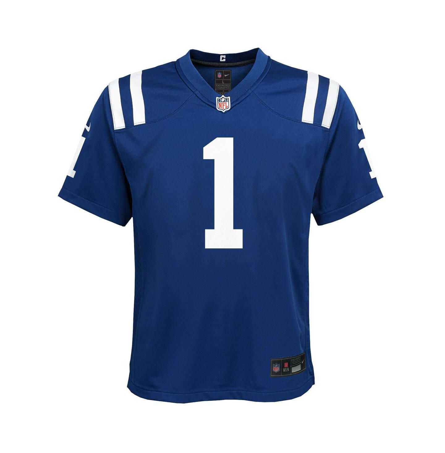 Детская домашняя игровая джерси Nike Ahmad Sauce Gardner Indianapolis Colts, Blue — фото 2