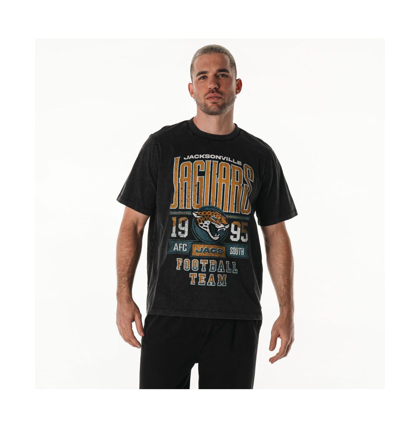 Футболка The Wild Collective Black Jacksonville Jaguars Band — фото 2