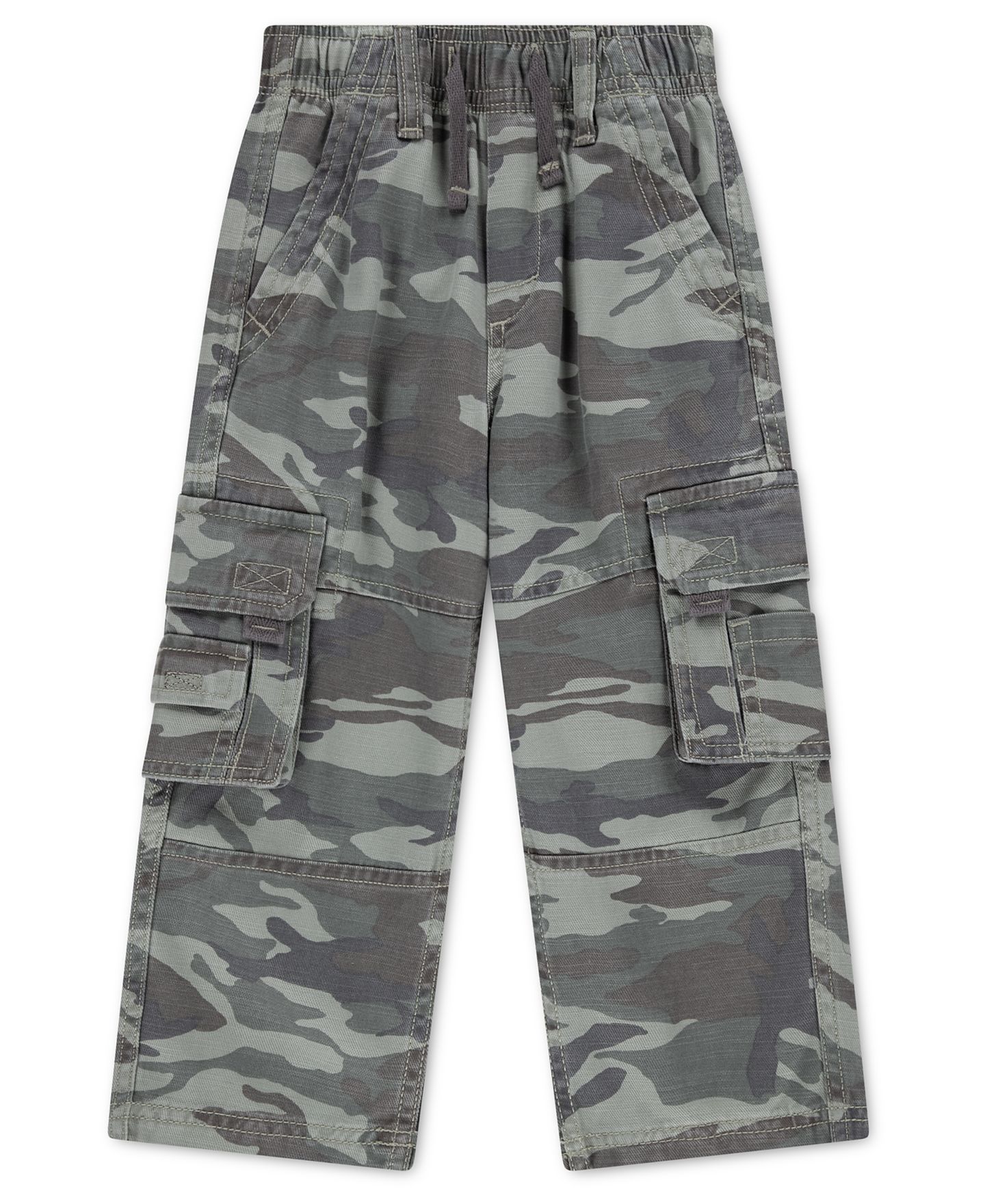 Брюки abercrombie kids Ultra Baggy Cargo Pants для мальчиков-малышей, цвет: Серый — фото 1