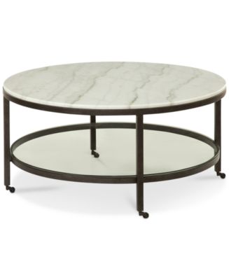 Furniture Stratus Round Coffee Table, Created for Macy's - Macy's