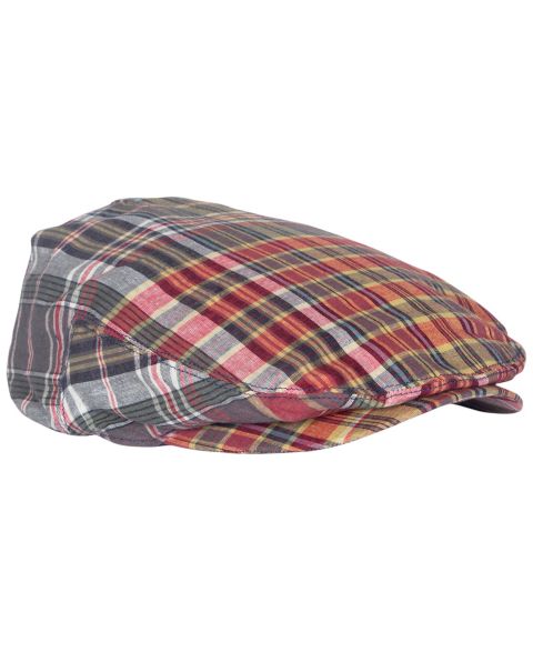Мужская кепка Polo Ralph Lauren Plaid Flat, цвет: Разноцветный