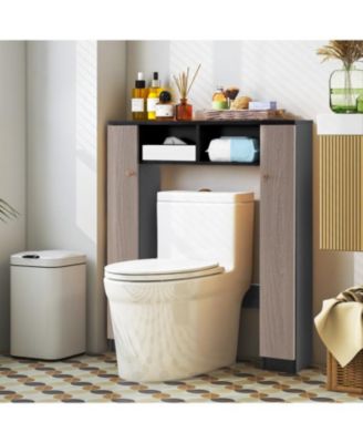 Over the Toilet Storage Cabinet with Adjustable Shelves
