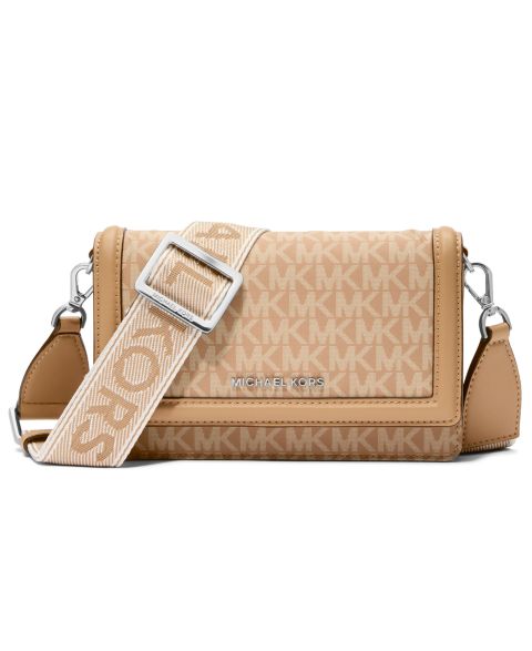 Женские сумки MICHAEL Michael Kors Michael Kors Jet Set Small Phone Webbing Nylon Crossbody Handbag