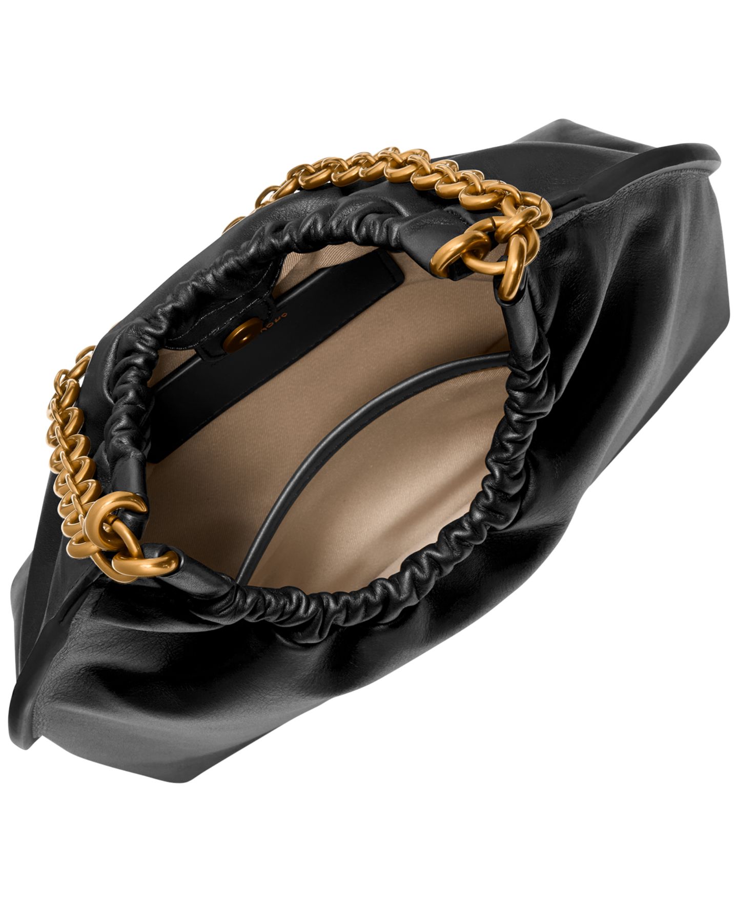 Женская сумка Michael Kors Indie Medium Cinch Pouchette, цвет: Чёрный — фото 3