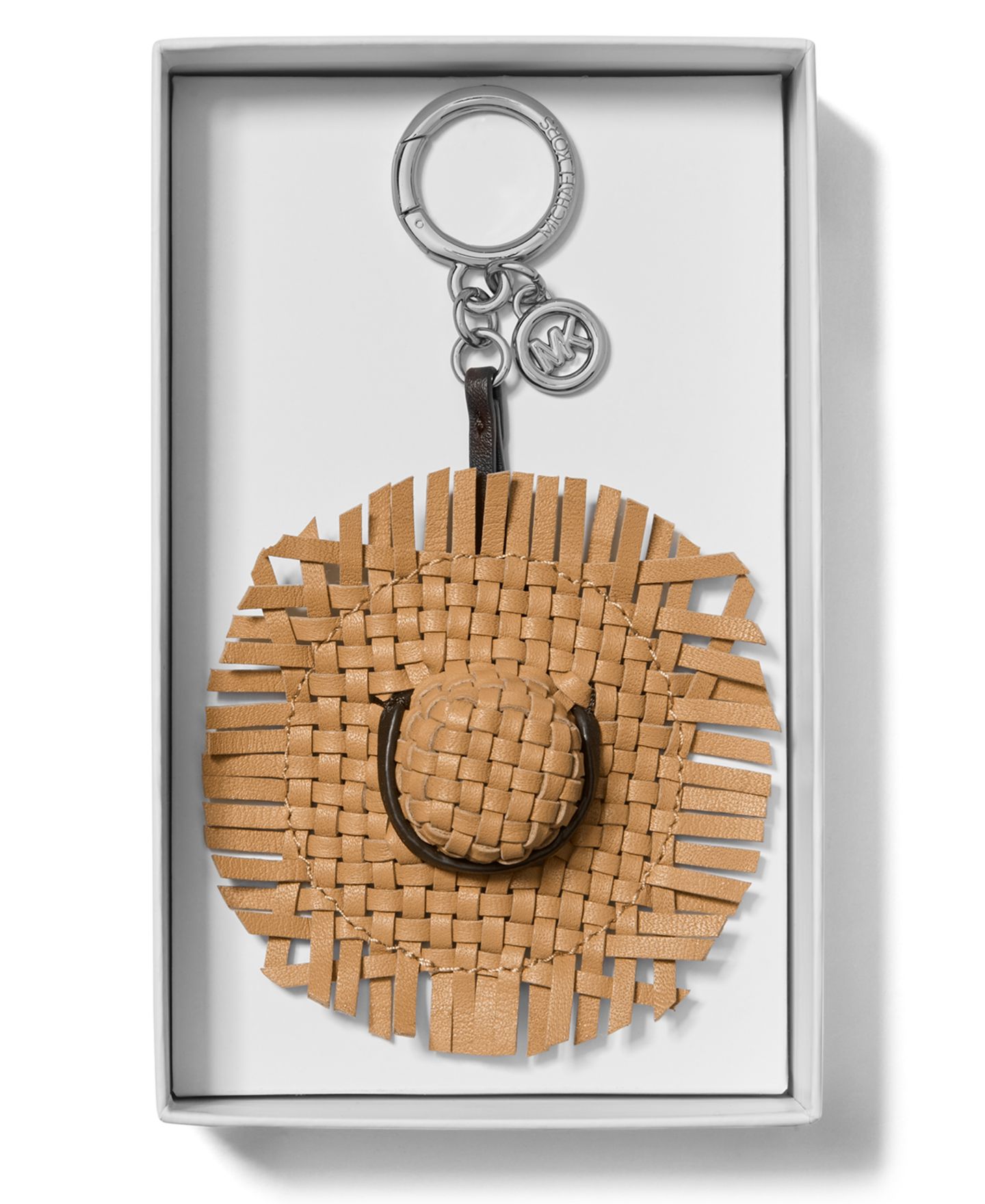 Женский головной убор Michael Kors Woven Hat Charm, цвет: Арахисовый — фото 4