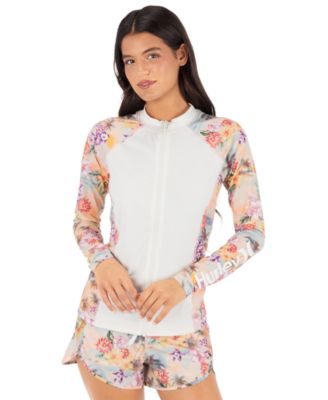 Women's Scenic Sunset Long-Sleeve Front-Zip Rashguard
