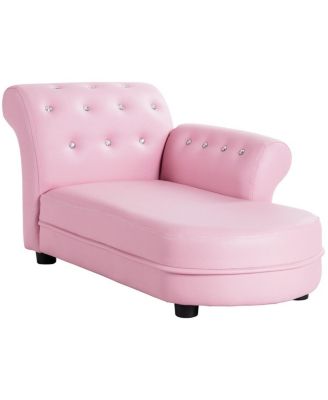 Kids Sofa Relax Couch Chaise Lounge Armrest Chair Bedroom Living Room