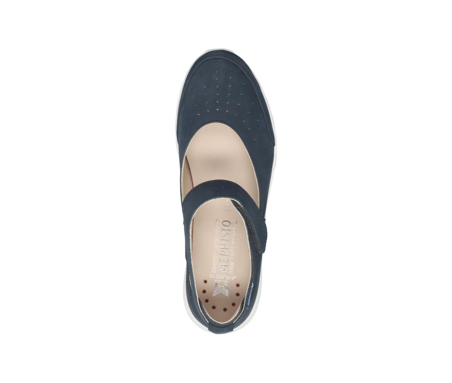 Обувь Mephisto Women's Marsia Mary Jane Nubuk Leather Shoes, цвет: Синий — фото 5
